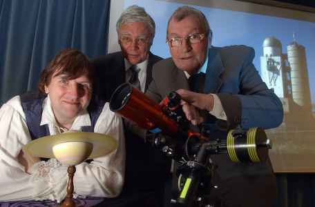 Fred Whittle with Andy Lound and Dave Tovey